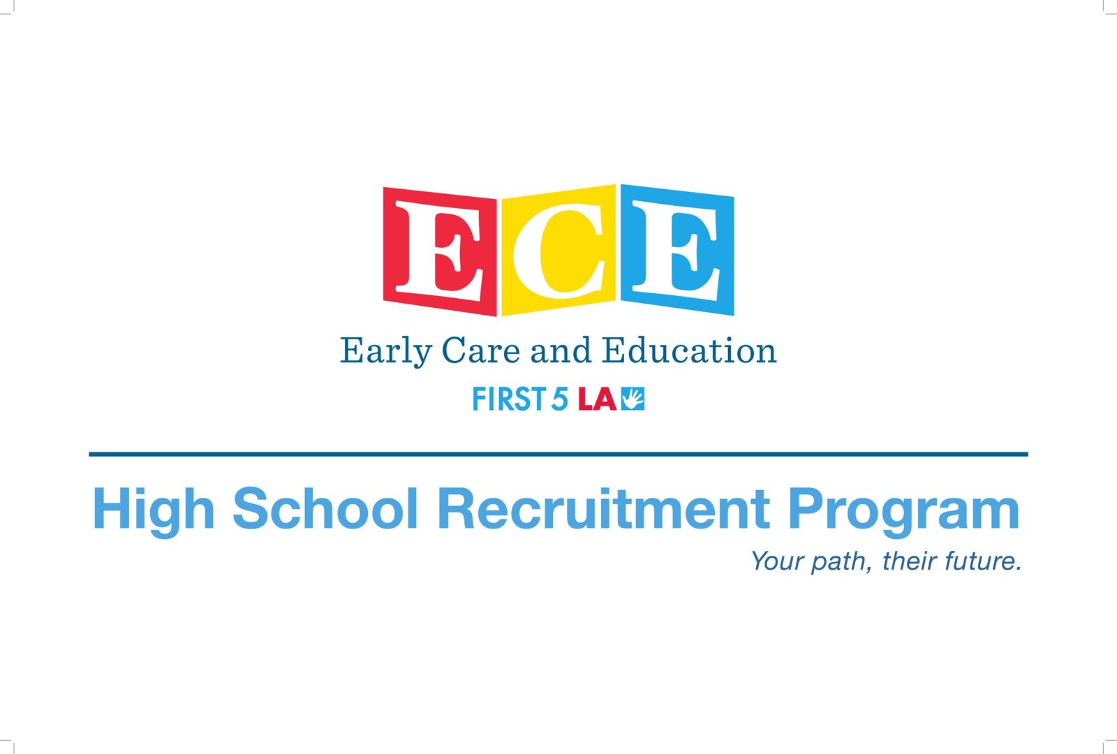 Early Care and Education program identity