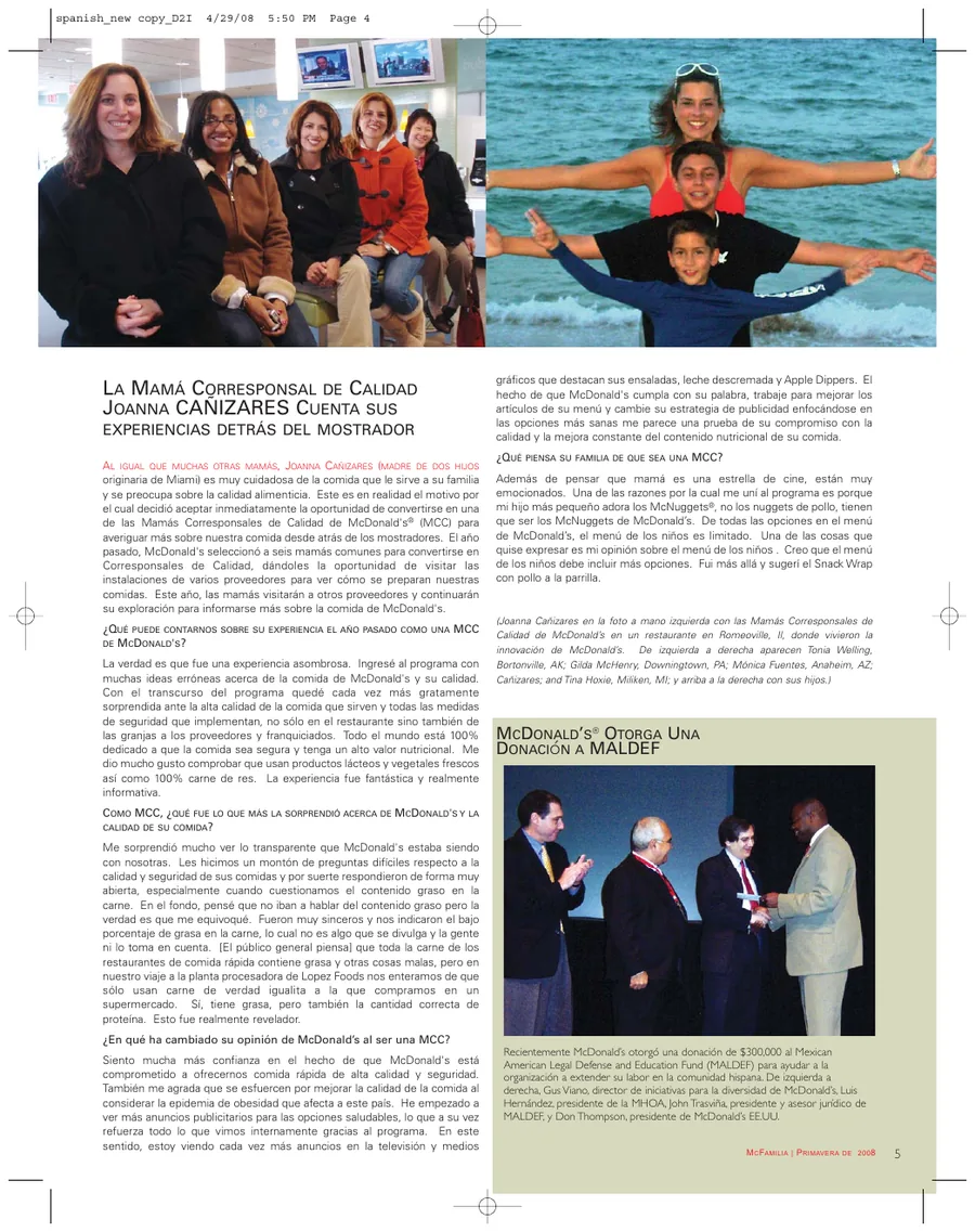McFamilia Spanish edition page 5