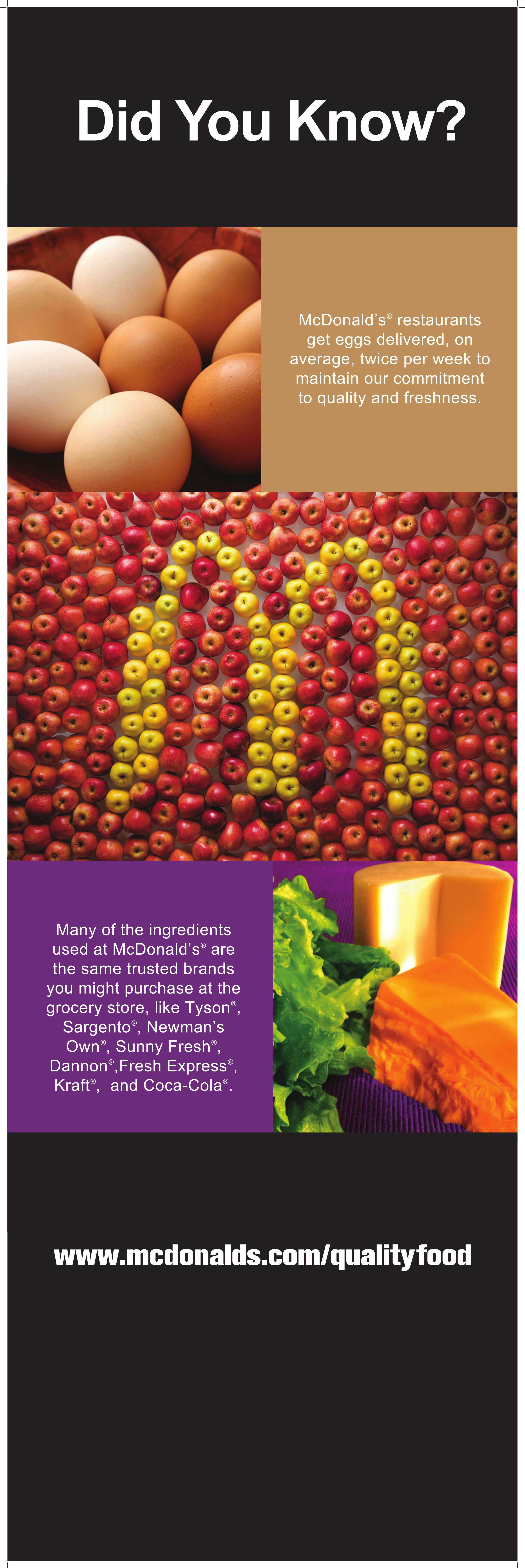 McDonald's HACER event display