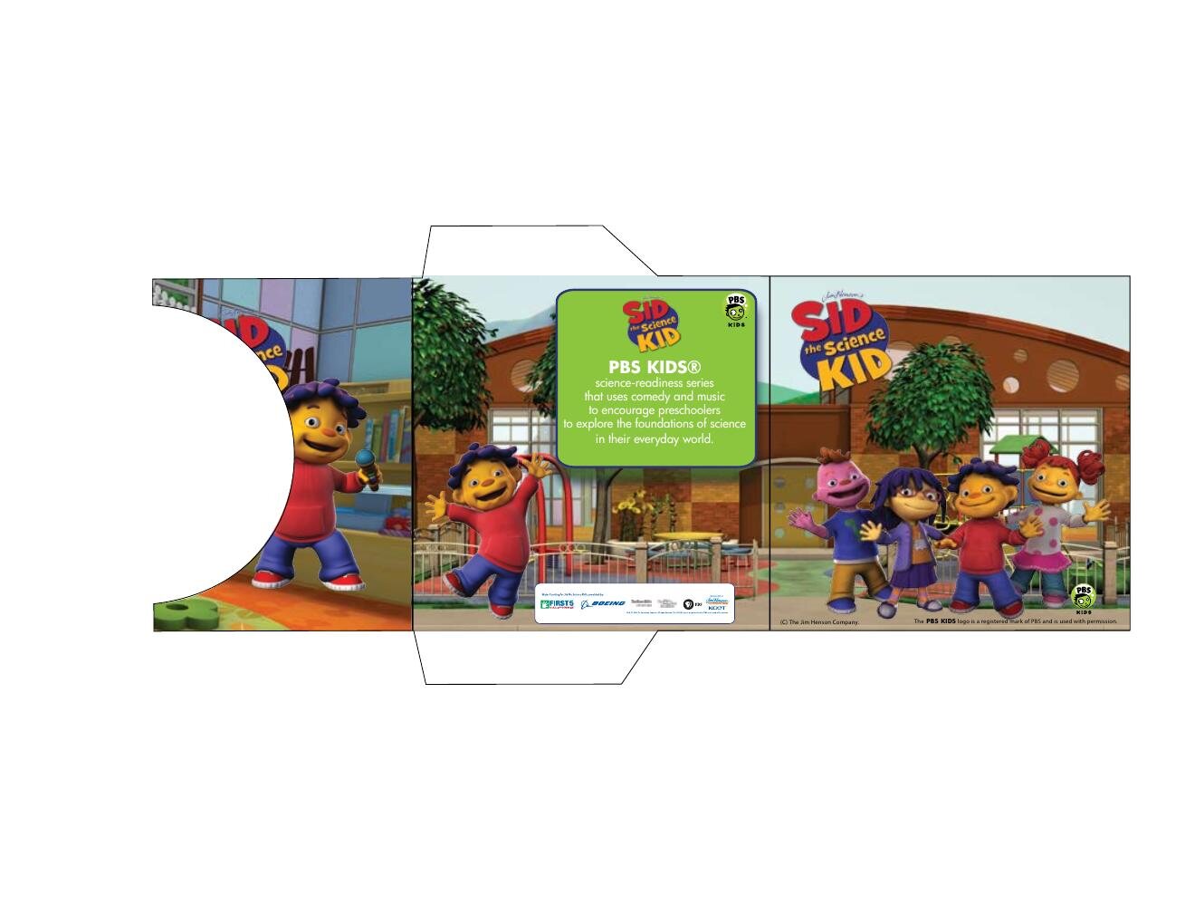Sid the Science Kid interactive CD wallet